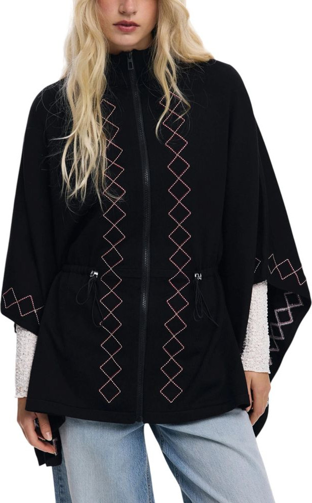 Cloaks Black Viscose