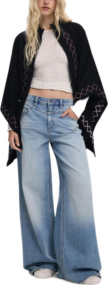 Cloaks Black Viscose