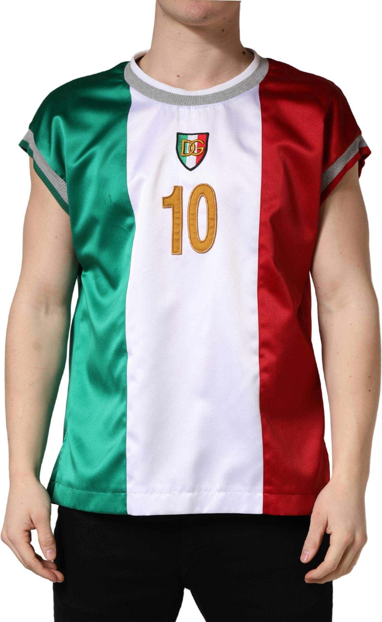 Satin Tank T-shirt Dolce & Gabbana