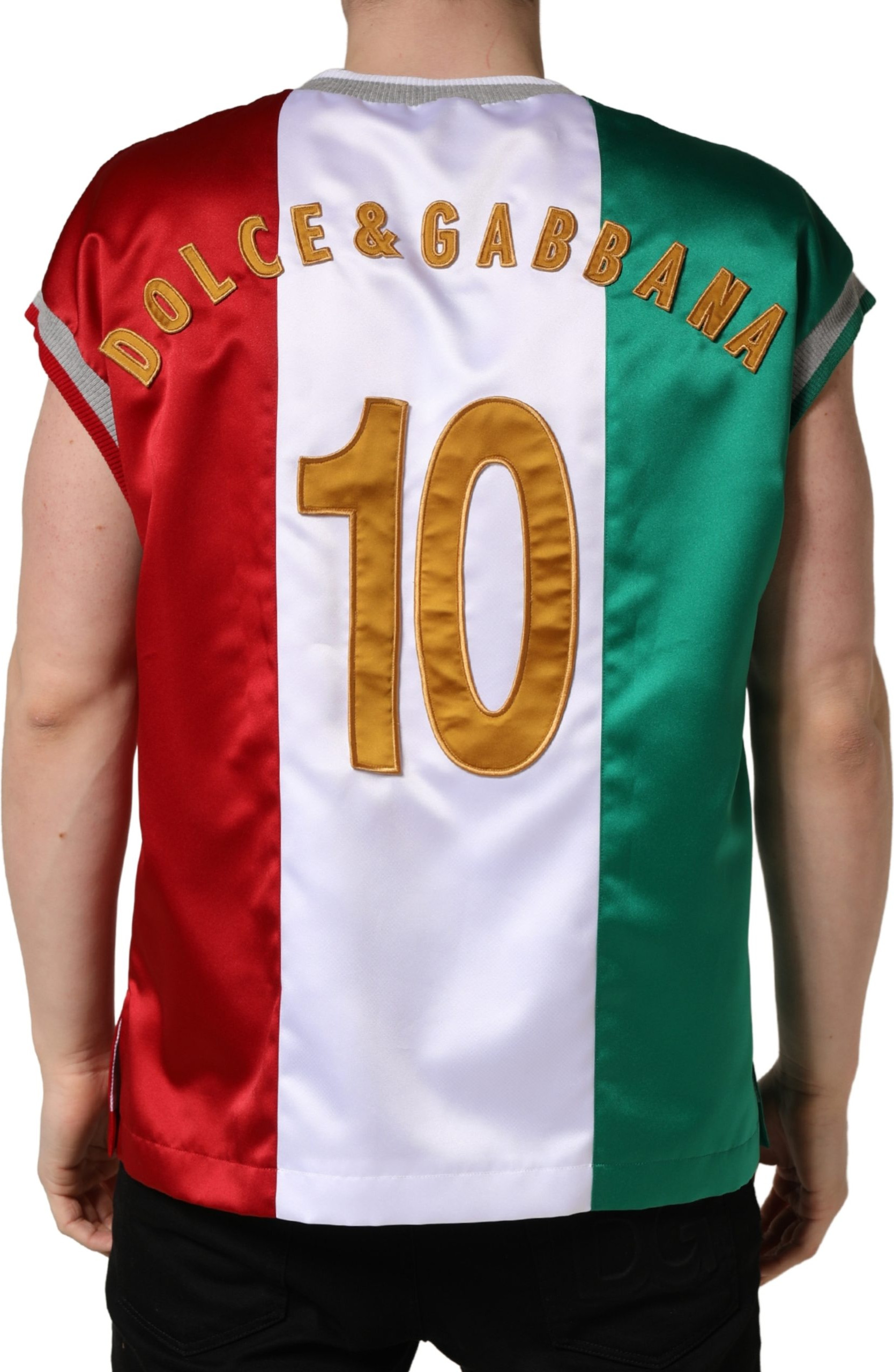Satin Tank T-shirt Dolce & Gabbana