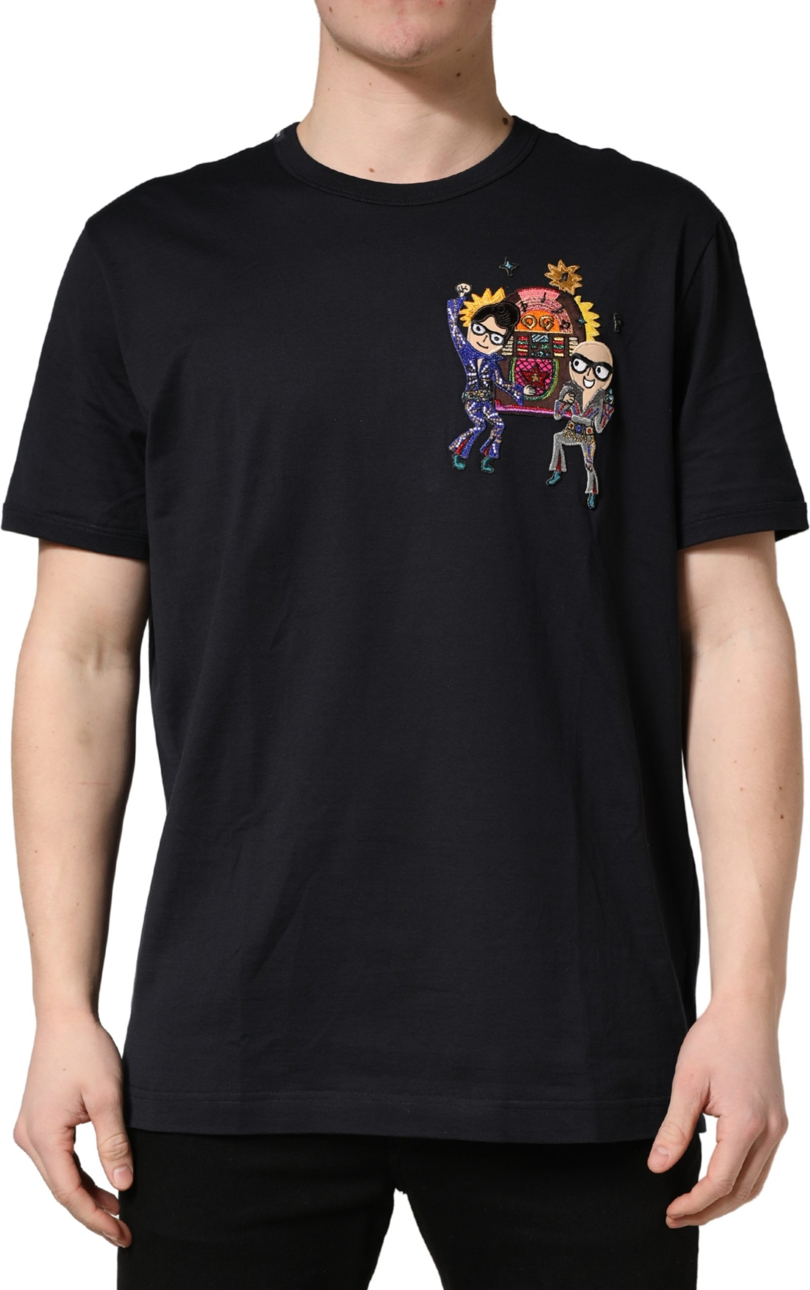 T-shirt Dolce & Gabbana Black Patch