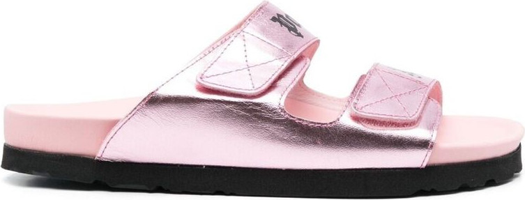 Sandals Palm Angels Multicolor Calfskin Strap-On Sandals
