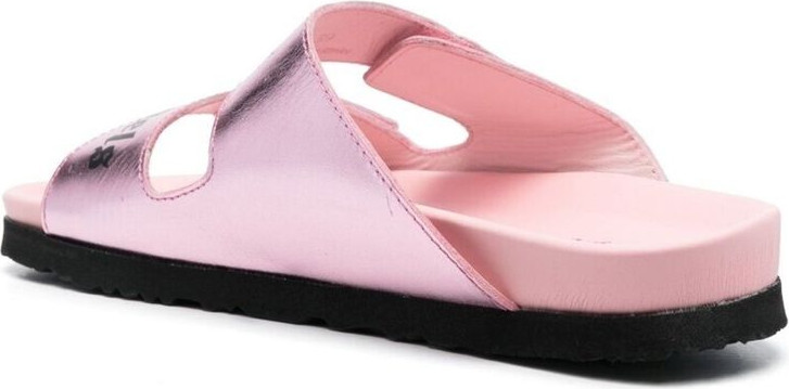 Sandals Palm Angels Multicolor Calfskin Strap-On Sandals