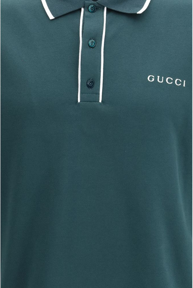 Polo Shirt Gucci Bicolor Cotton