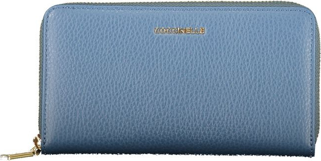 Wallet Coccinelle Blu Leather