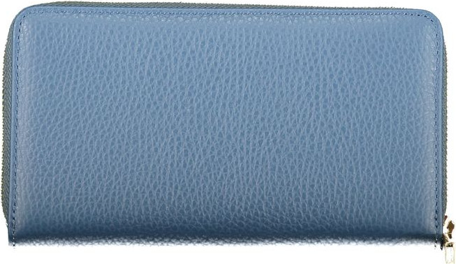 Wallet Coccinelle Blu Leather