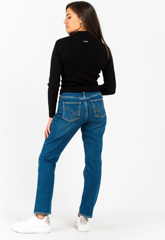 Blue Cotton Slim Fit Jeans