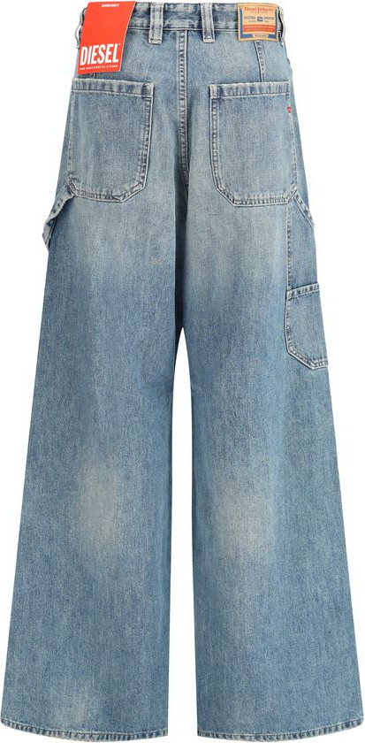 Джинсы Diesel Blue Cotton Relaxed Fit