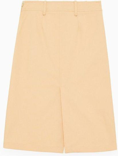 Pink Cotton Midi Skirt Patrizia Pepe
