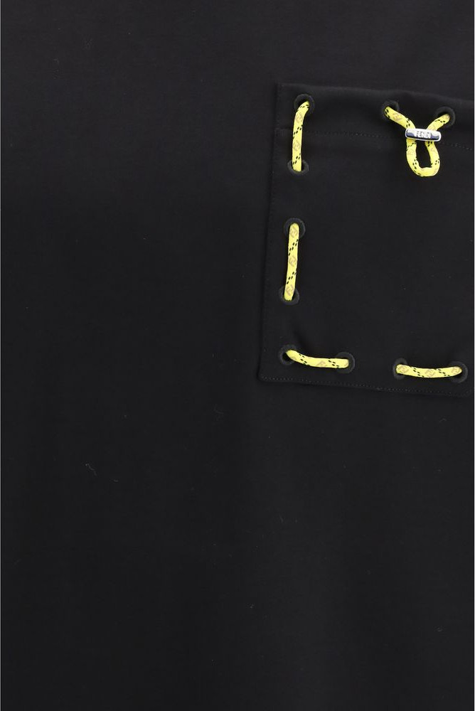T-Shirt Fendi Black Cotton T-Shirt