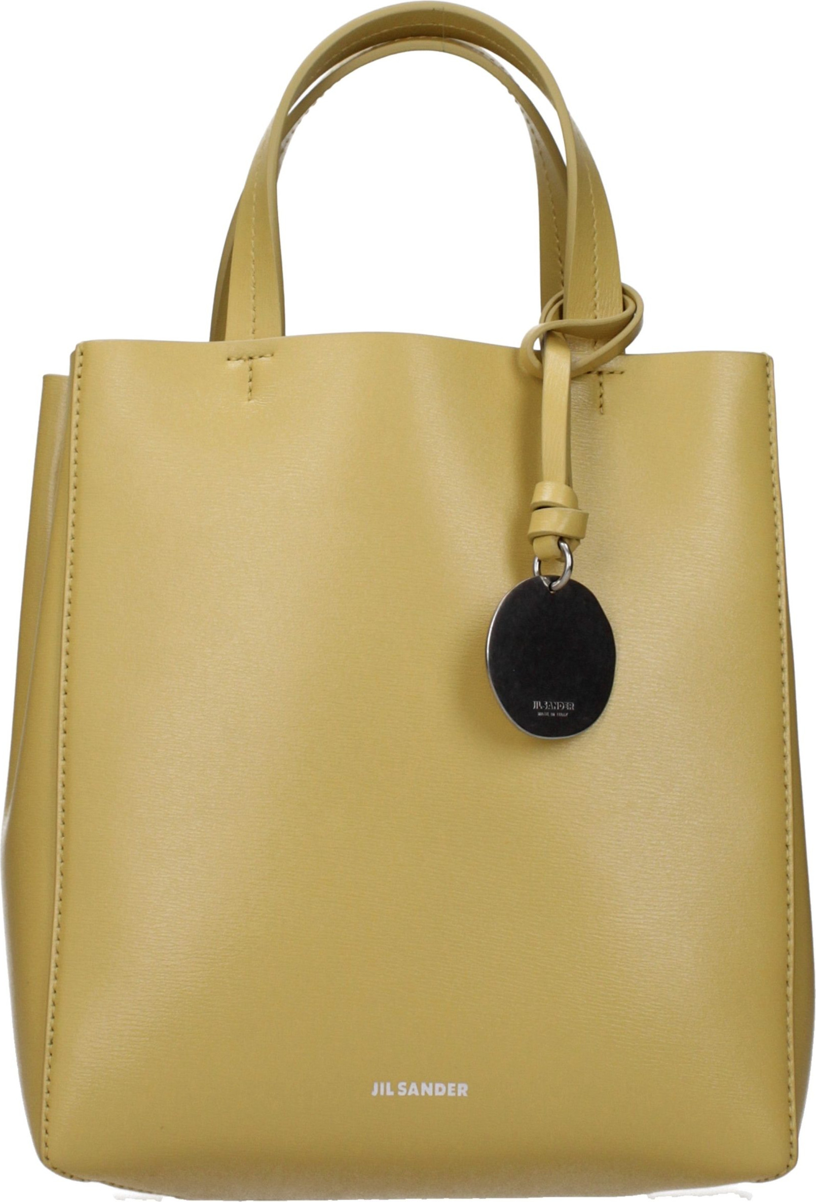 Yellow Leather Handbag Jil Sander