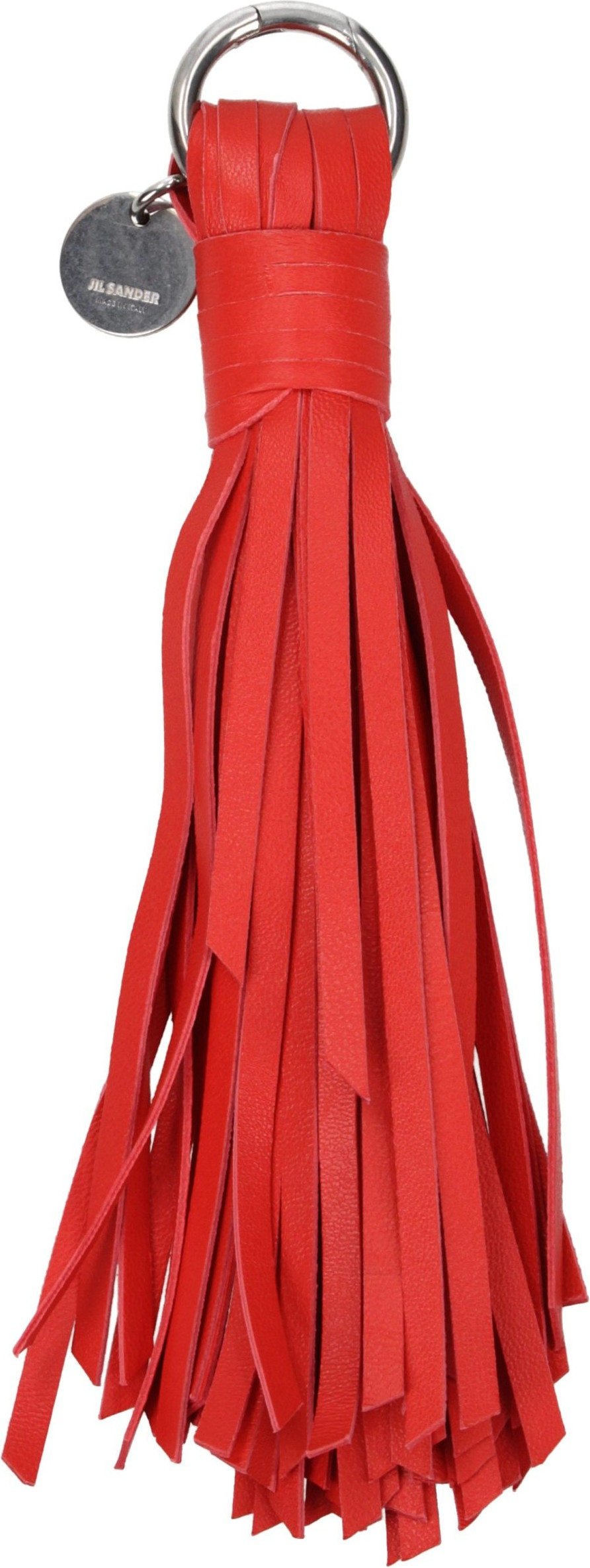 Keychain Jil Sander Red Leather