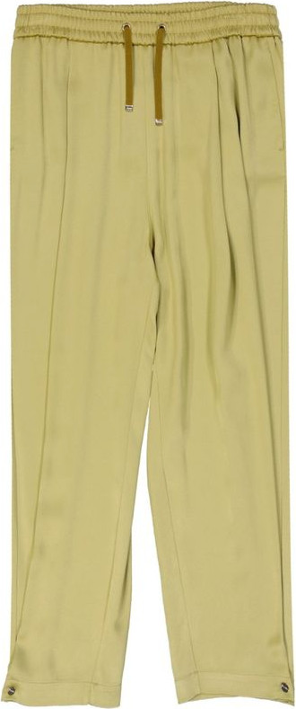 Bicolor Acetate Casual Pants Herno