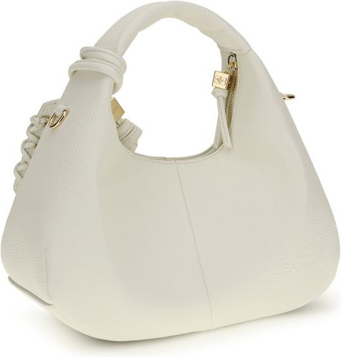 Shoulder Bag GANNI White Recycled Polyester