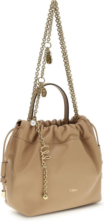 Shoulder Bag Chloe Beige Lamb Ovis Aries Aries
