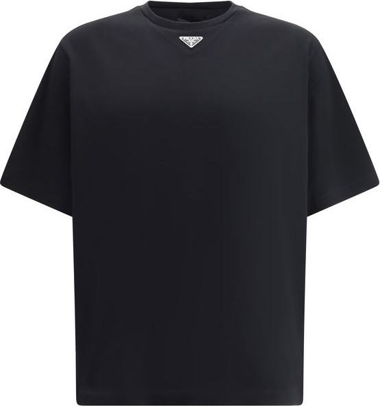 Prada qora paxta futbolka