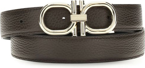 Ремень Ferragamo из коричневой телячьей кожи