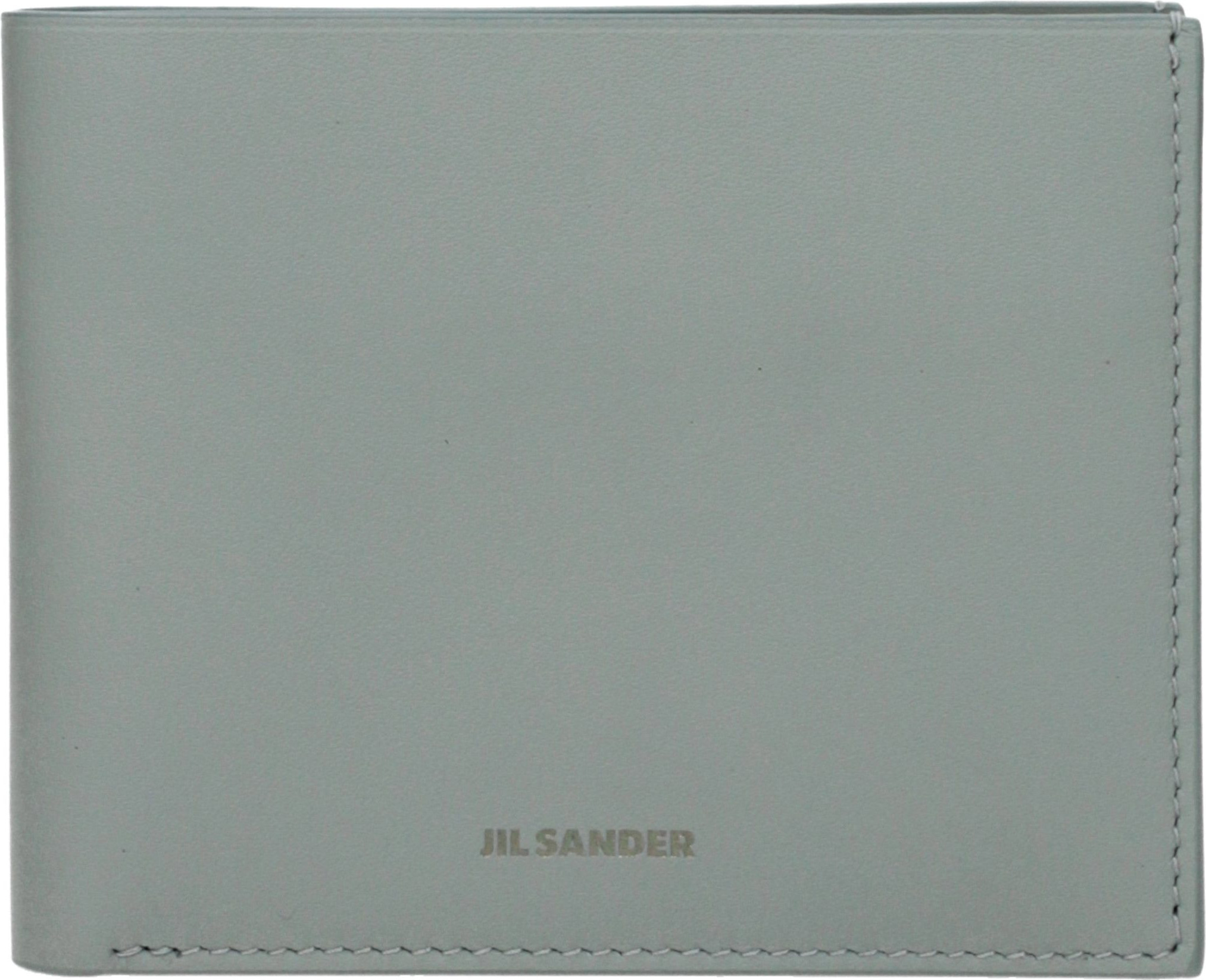 Кошелек Jil Sander Зеленая кожа