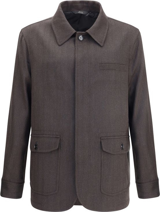Шерстяное пальто Brioni