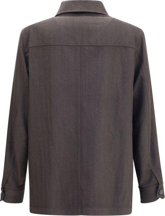 Шерстяное пальто Brioni