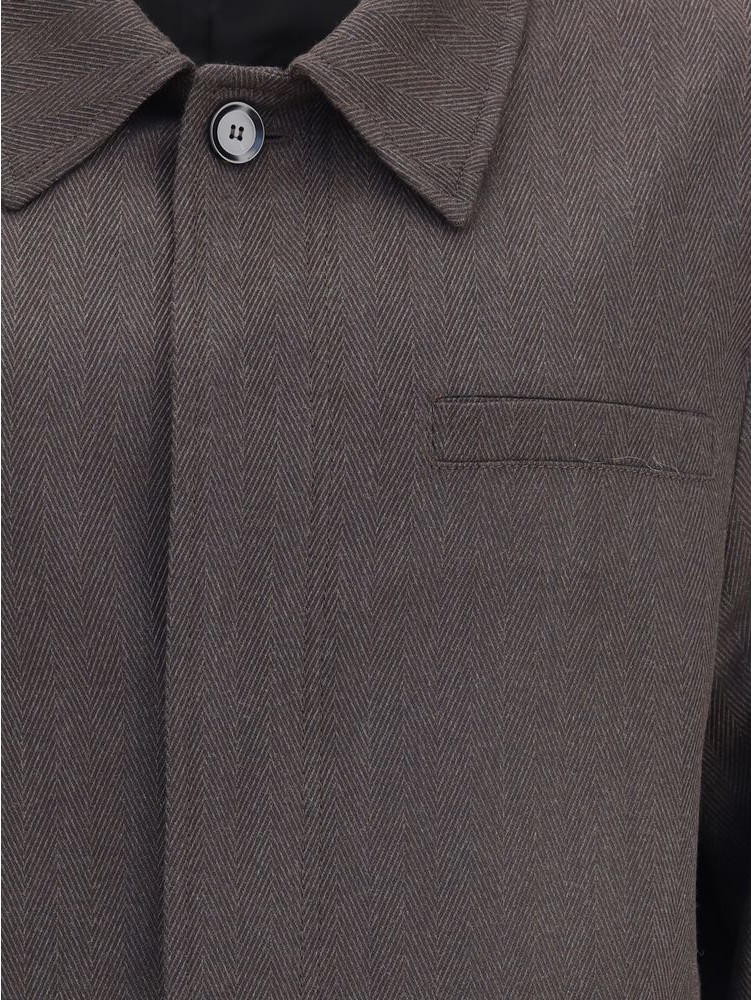 Шерстяное пальто Brioni