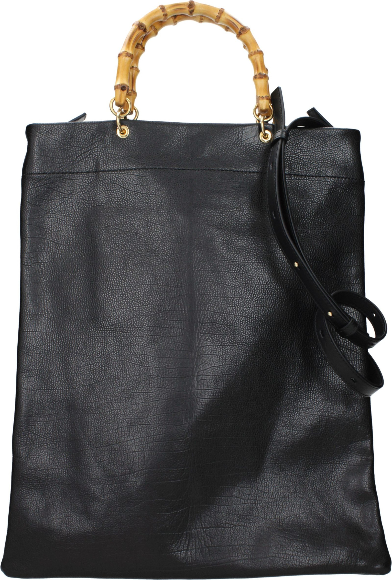 Jil Sander Black Leather Handbag