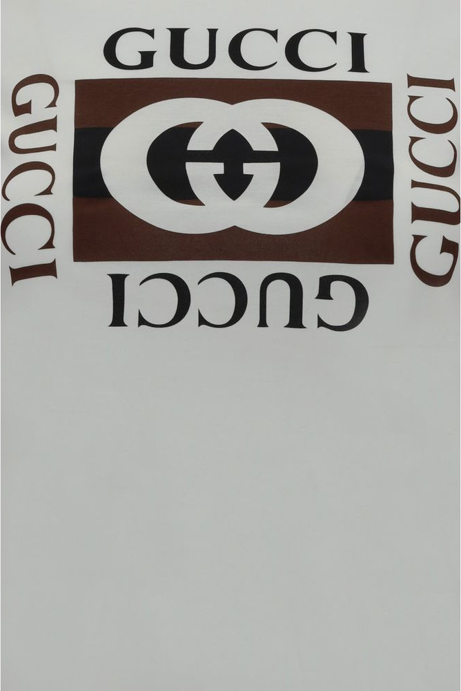 Футболка Gucci белая хлопковая