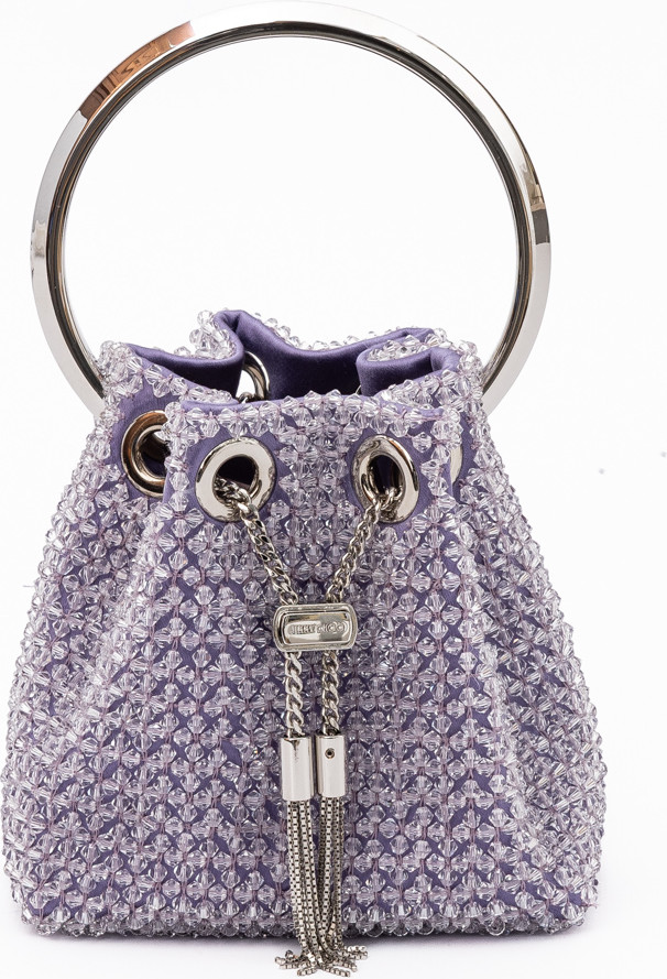 Bucket Bag Jimmy Choo Eyewear Light Purple Bon Bon Micro Crystals Bucket
