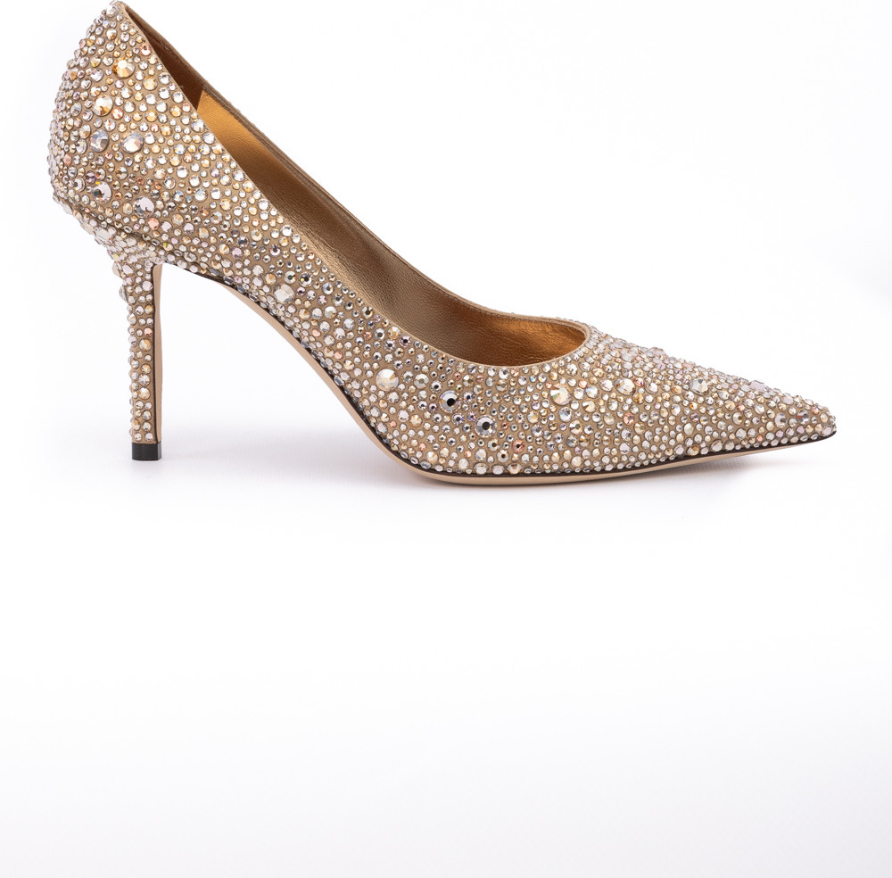 Jimmy Choo Light Bronze Crystal Love 85 Tuflisi