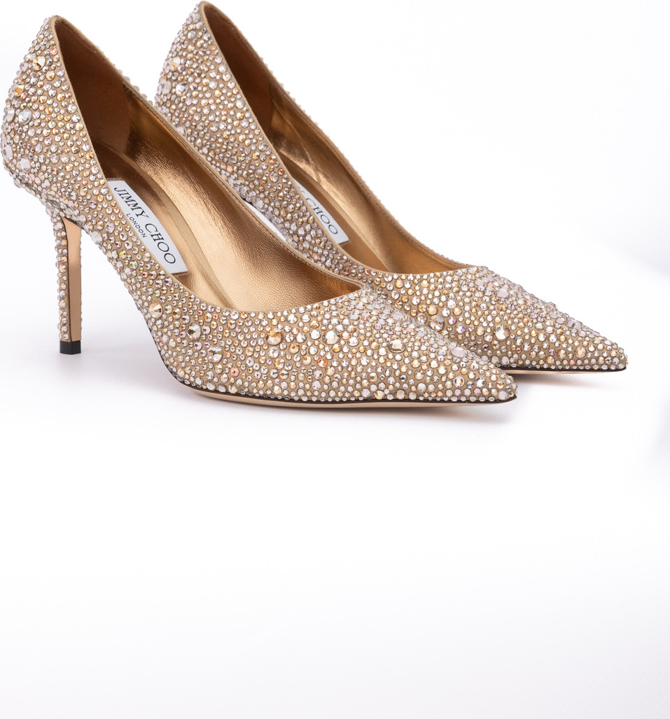 Jimmy Choo Light Bronze Crystal Love 85 Tuflisi