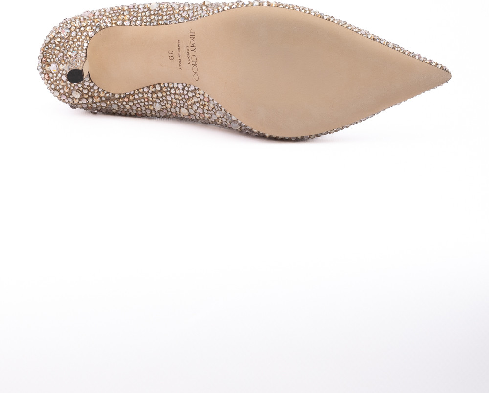 Jimmy Choo Light Bronze Crystal Love 85 Tuflisi