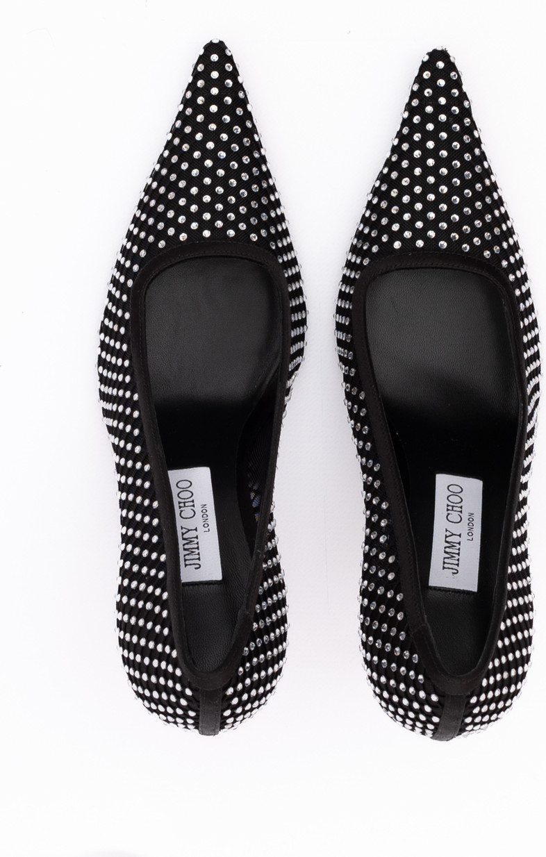 Jimmy Choo Ixia 95 zamsh poyabzali
