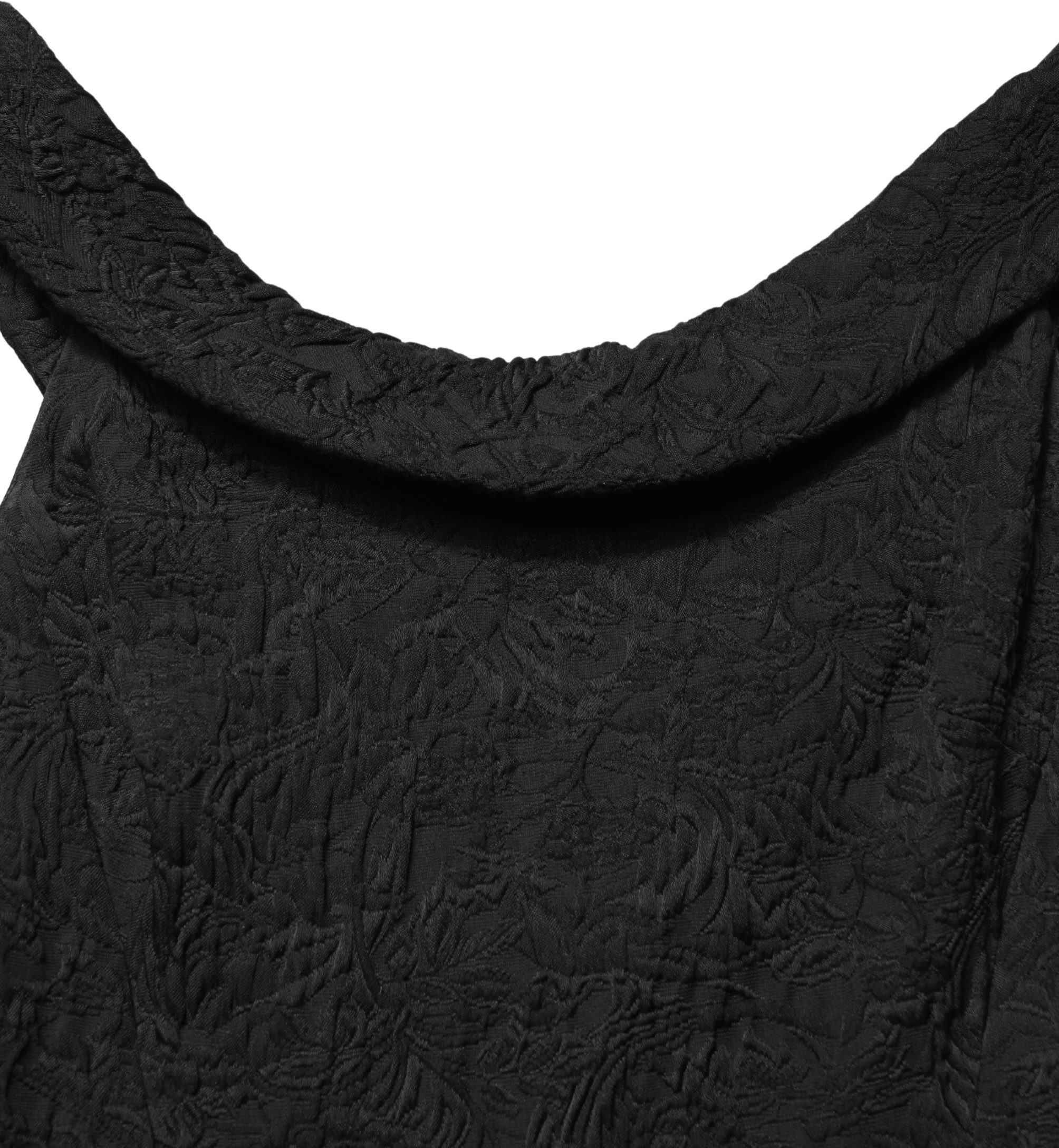 Kleid Dolce & Gabbana Schwarzes Blumen-Brocade Hüllen-Meerjungfrauenkleid