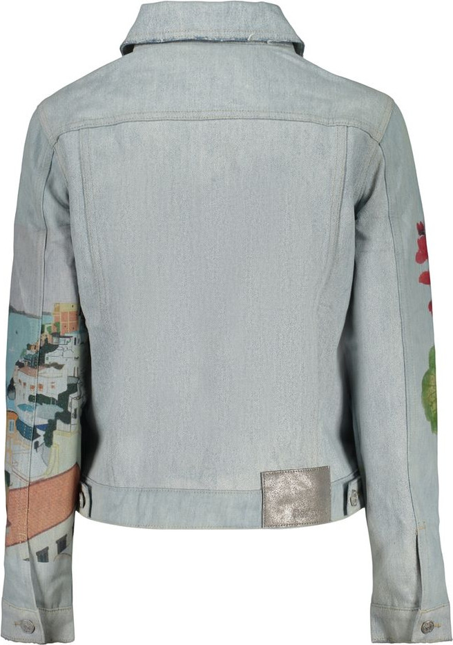 Jacket Desigual Azzurro Baumwolle Damen