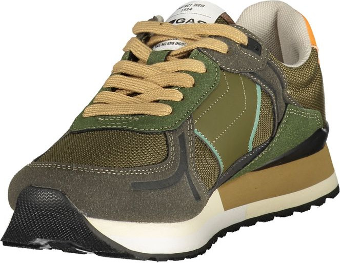 Sneaker Gas Verde Polyester Men