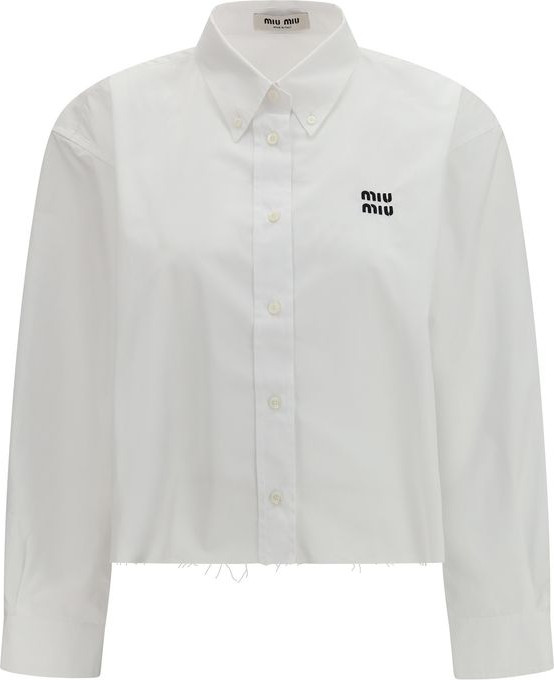 Shirt Miu Miu White Cotton