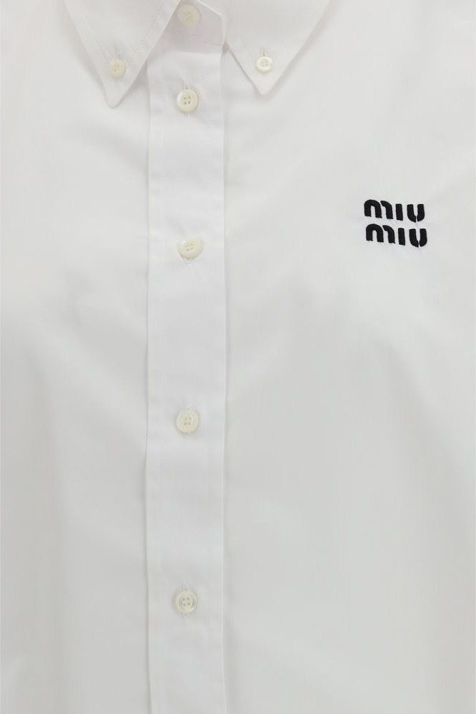 Shirt Miu Miu White Cotton