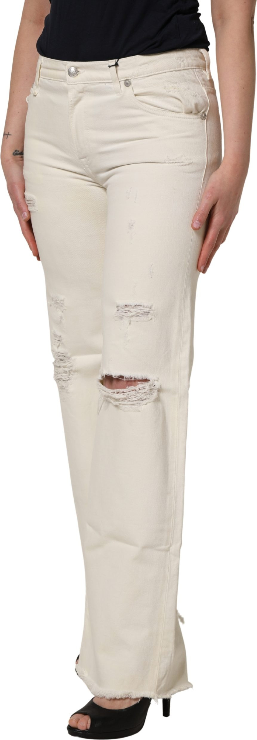 Denim Trouser Jeans White R13