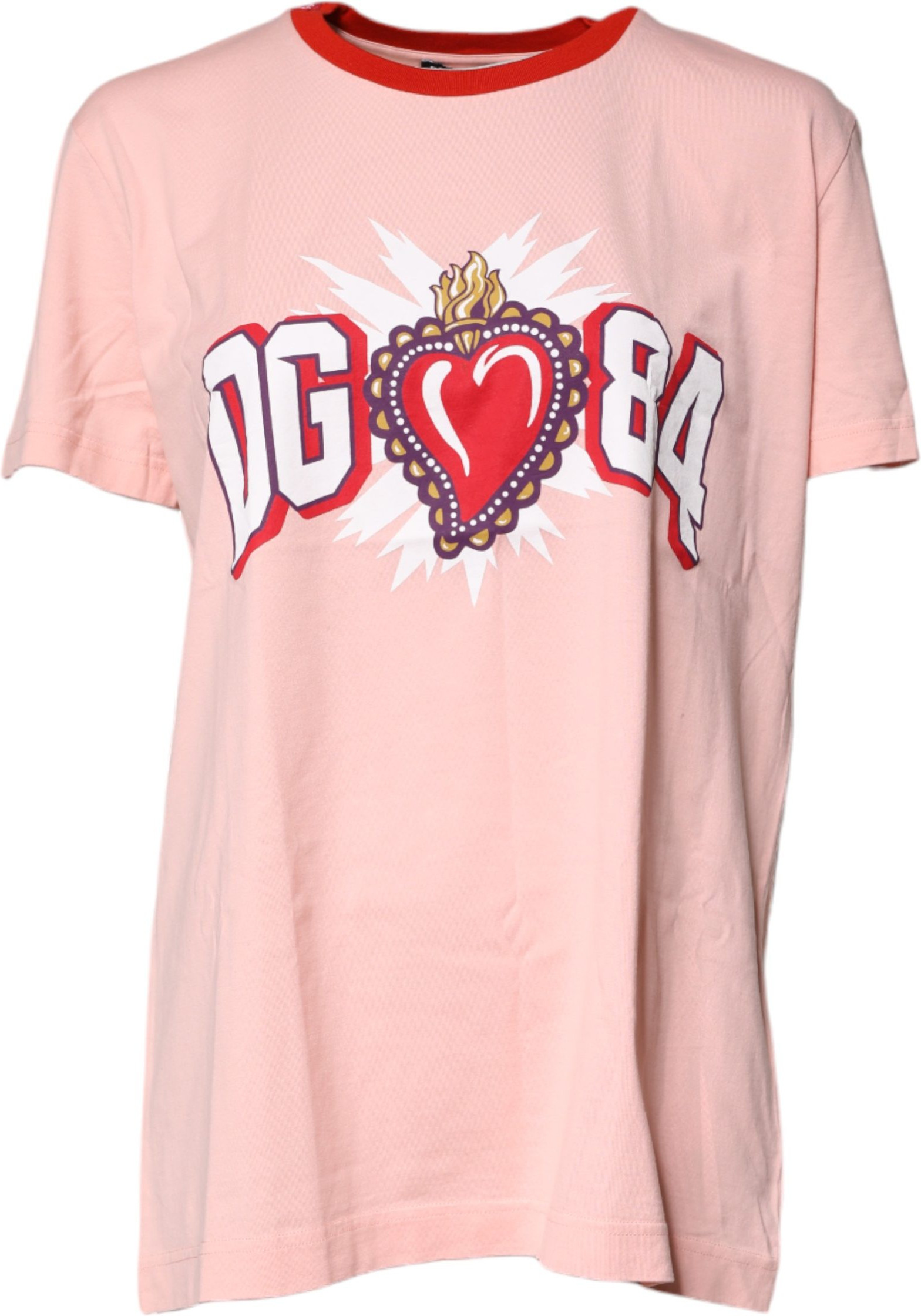 T-shirt Dolce & Gabbana Sacred Heart Print Cotton