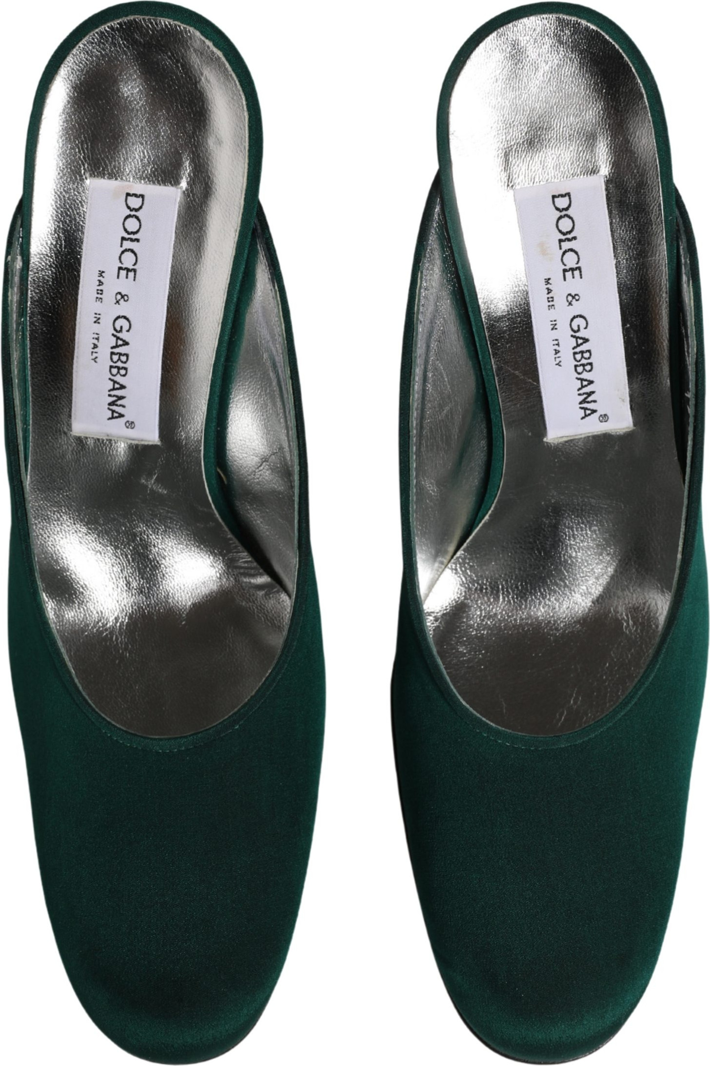 Damenschuhe Dolce & Gabbana Pumps aus grünem Wildleder mit Absatz