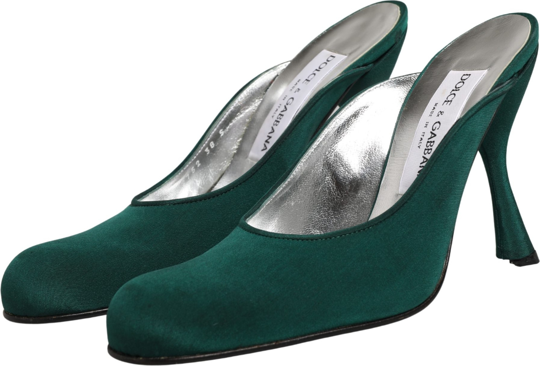 Damenschuhe Dolce & Gabbana Pumps aus grünem Wildleder mit Absatz