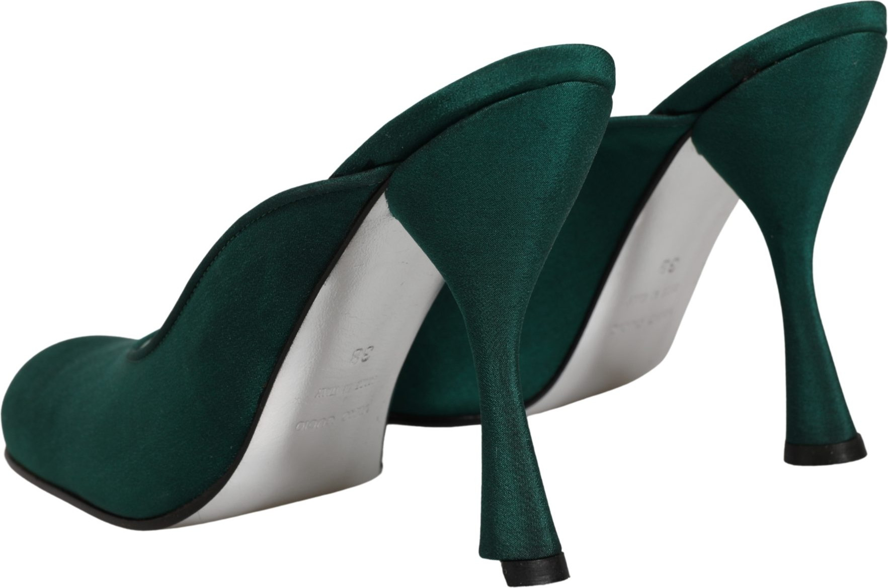 Damenschuhe Dolce & Gabbana Pumps aus grünem Wildleder mit Absatz