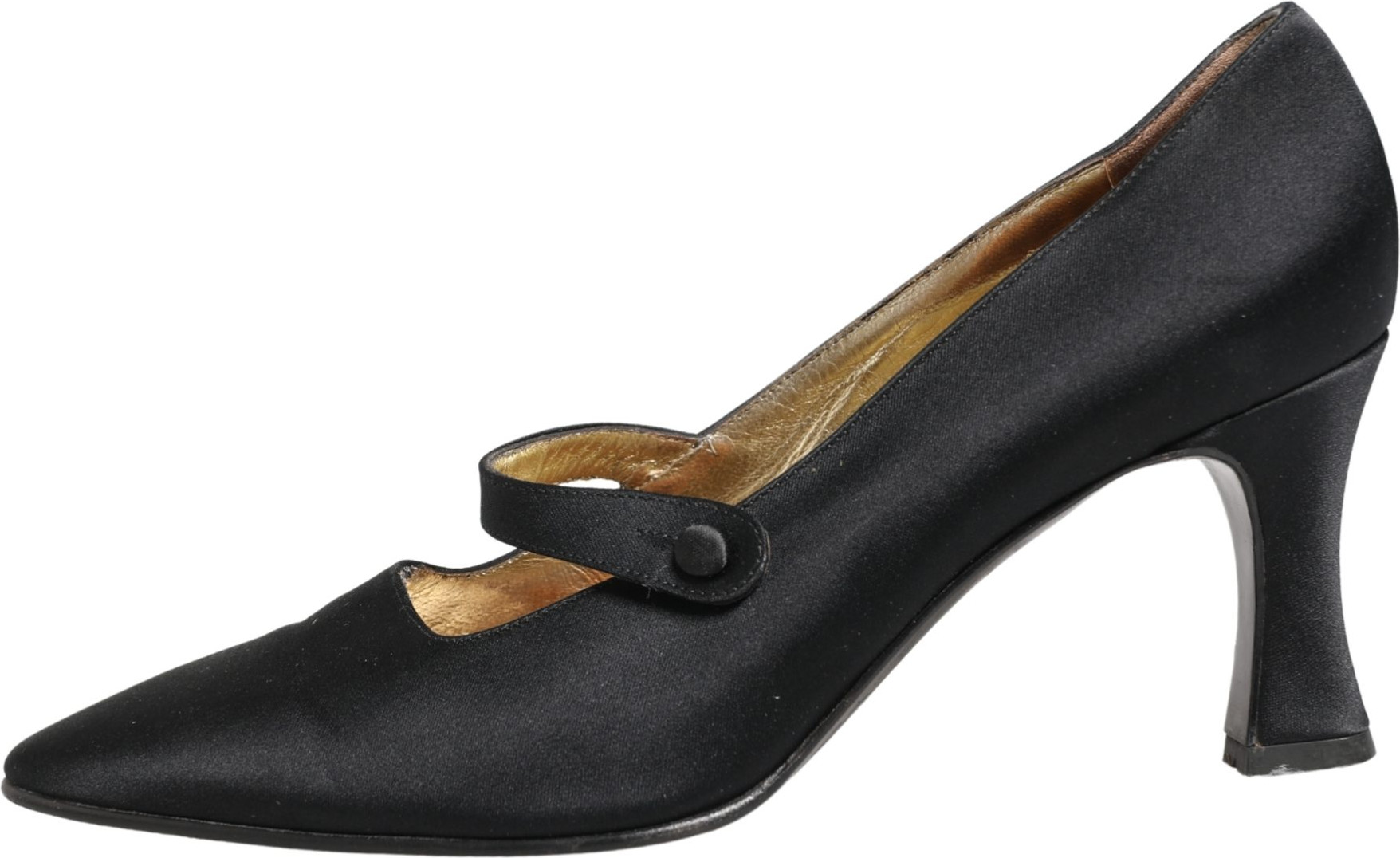 Shoes Black Satin Mary Jane Pumps Shoes Dolce & Gabbana