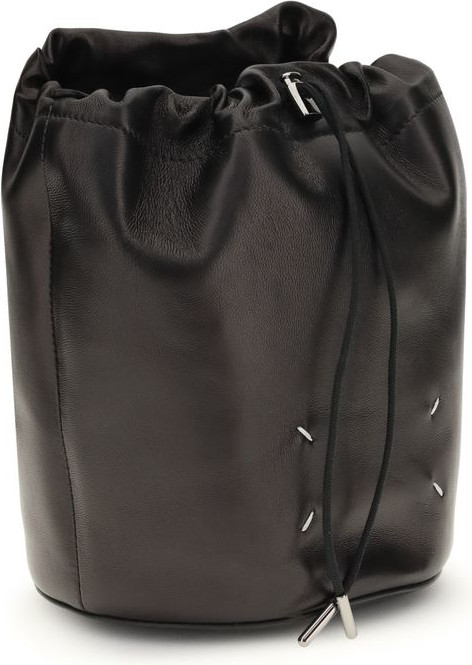 Сумка на плечо Maison Margiela Черная Коровья Кожа Bos Taurus