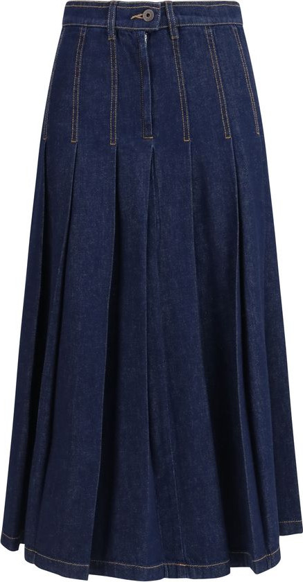 Blue Denim Skirt Max Mara