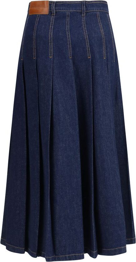 Blue Denim Skirt Max Mara