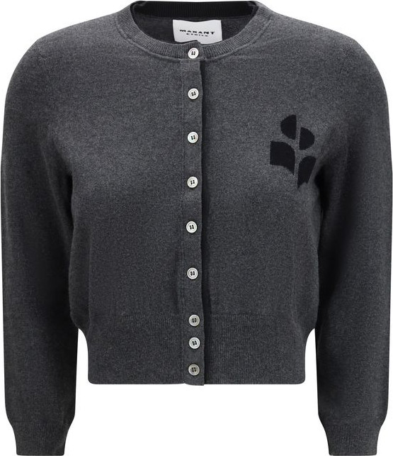 Cardigan Etoile Isabel Marant Grau Baumwolle