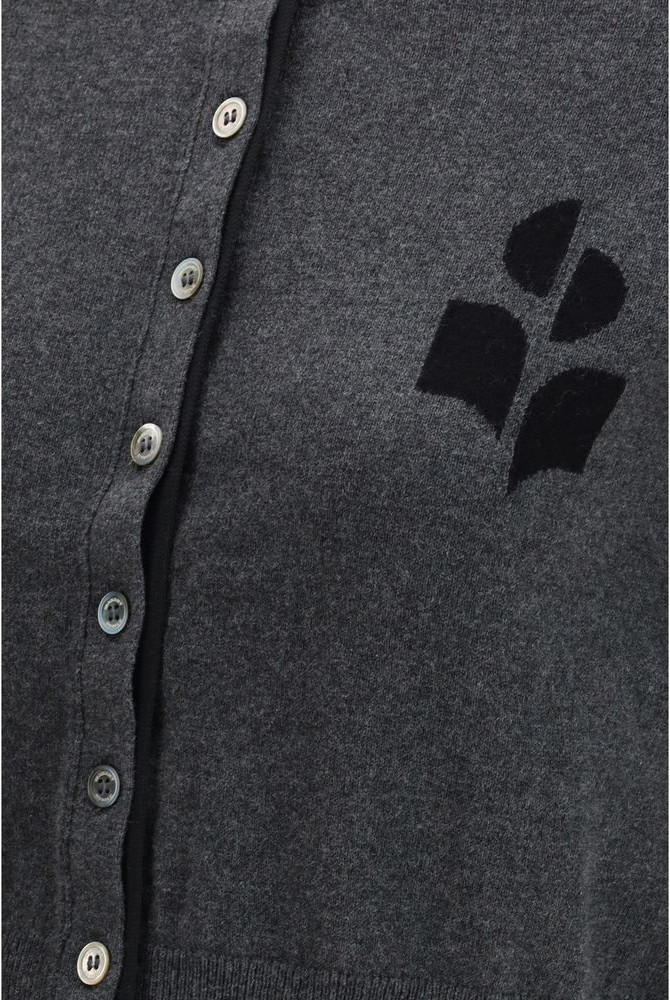 Cardigan Etoile Isabel Marant Grau Baumwolle