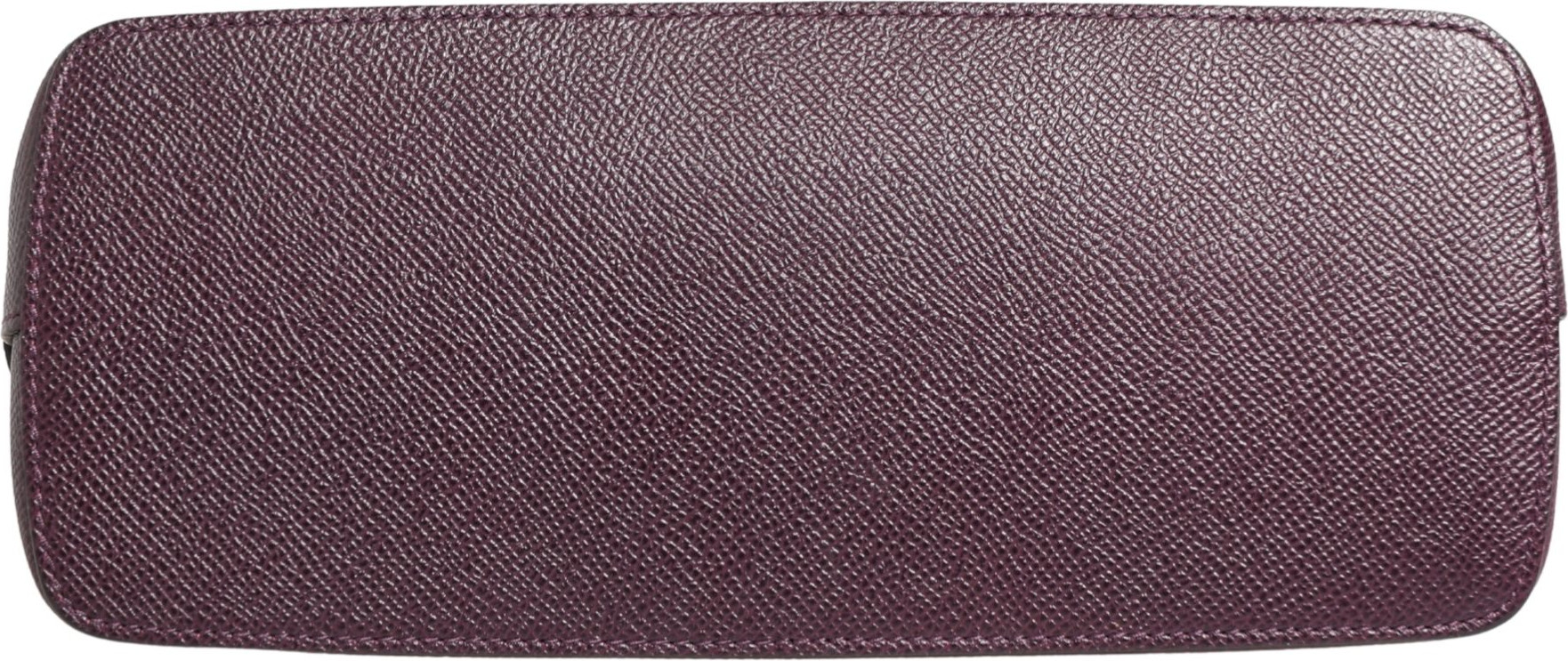Purse Wallet Dolce & Gabbana Dark Purple Leather DG Logo Zip Around
