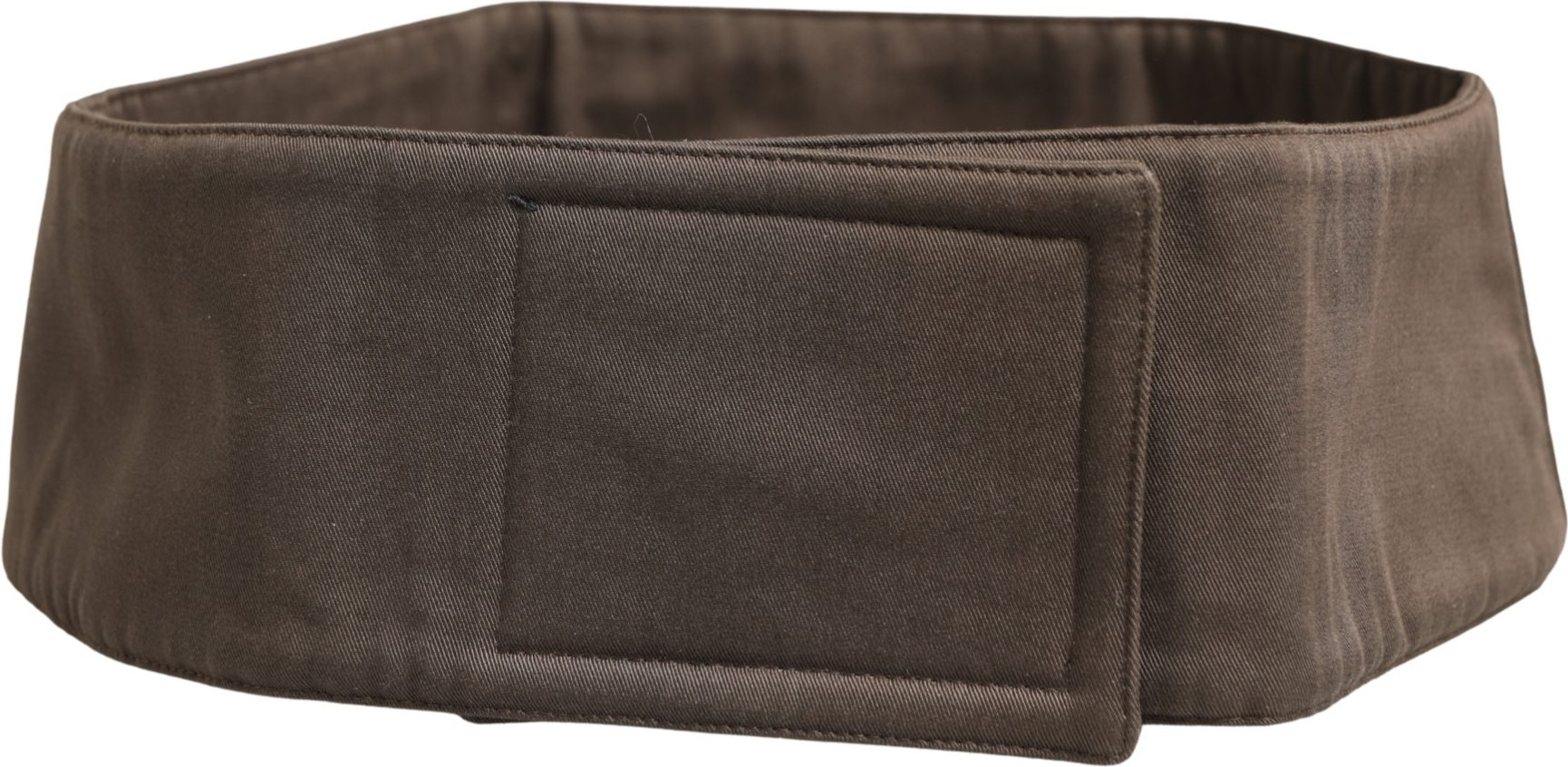 Waist Cummerband Brown Viscose Wide Belt
